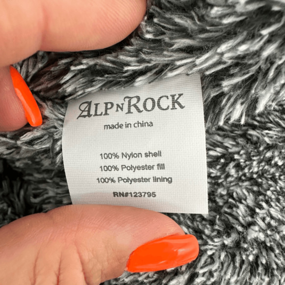 Alp n Rock Reversible Quilted Nylon Tote Grey - Picture 9 of 12